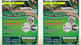 Mari bergandeng tangan menanam pahala jariyah! Bersama Bapak Naghfir, kita membuka kesempatan bagi seluruh masyarakat untuk menjadi bagian dari Wakaf Berjamaah. Tanah seluas 280 m² akan dibangun menjadi Pesantren Tahfidh Al-Qur’an, tempat lahirnya generasi Qur’ani yang akan menerangi umat dengan ilmu dan akhlak.