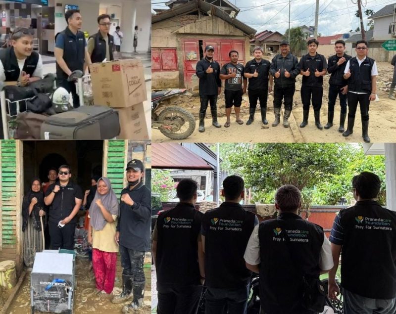 Tysar Praneda memimpin langsung tim Praneda Care Foundation saat penyaluran bantuan kemanusiaan di Aceh Tamiang, sebagai bagian dari upaya mendukung pemulihan masyarakat pascabencana.