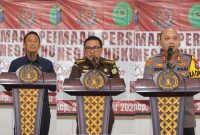 Persamaan Persepsi Aparat Penegak Hukum (APH) terkait KUHP dan KUHAP baru di Aula Sanika Satyawada Polres Sumenep, Selasa (23/12/2025), dihadiri seluruh unsur Criminal Justice System untuk memperkuat sinergi dan pemahaman hukum.