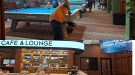 Keterangan Foto: Pengunjung menikmati permainan biliar dan suasana nyaman di Cafe & Lounge MBS Billiard Sumenep, Sabtu (27/12/2025). Tempat ini memadukan hiburan, olahraga, dan ruang produktif yang mendukung kreativitas serta interaksi positif bagi anak muda dan keluarga.