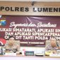 SUPERVISI DIGITAL — Ketua Tim Dirtahti Polda Jatim memimpin supervisi penggunaan Aplikasi Simatahti, Simpati, dan sosialisasi Sipencakpena di Polres Sumenep.
