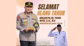 PKDI Sumenep hadir memberikan ucapan selamat ulang tahun kepada Brigjen Pol. Pasma Royce, Wakapolda Jatim, Kamis (18/12/2025), sekaligus menguatkan kolaborasi aparat kepolisian dengan pemerintah desa.
