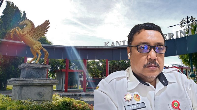 Achmad Dzulkarnaen (tengah), Kepala Bakesbangpol Sumenep, dikenal sebagai figur di balik terjaganya kondusivitas Sumenep menjelang dan pasca-Pilkada.