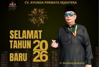 H. Bambang Budianto mengajak seluruh karyawan dan warga Pamekasan menyambut tahun baru dengan kerja sama dan semangat positif
