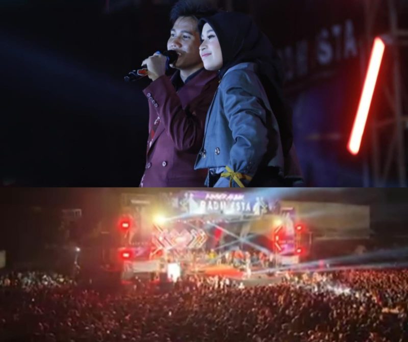 Suasana konser amal Valen–Mila DA7 di Sumenep yang berlangsung meriah, namun hasil donasi hanya mencapai sekitar Rp71 juta, kontras dengan konser serupa di Pamekasan yang berhasil menghimpun dana hingga Rp1,1 miliar untuk kemanusiaan.