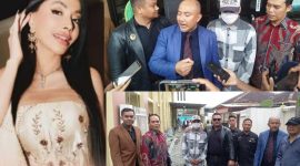 Keterangan Foto:
H. Andika Meigista Cahya Hendra Kusuma, S.E., S.H., M.H., atau dikenal sebagai Pengacara Alam Gaib, memimpin tim kuasa hukum penggugat saat sidang mediasi kedua gugatan anak terlantar terhadap Denada Tambunan di Pengadilan Negeri Banyuwangi, Kamis (15/1/2026). Absennya prinsipal tergugat memicu kegagalan mediasi dan memanaskan ketegangan publik serta jagat hukum hiburan.