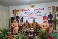 Arif Formanto dan Ir. Benny Irawan. Proses serah kepemimpinan BKPSDM Sumenep berjalan dalam semangat kesinambungan birokrasi.