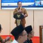 Kepala Bappeda Kabupaten Sumenep, Dr. Ir. Arif Firmanto, S.TP., M.Si., IPU., ASEAN Eng., saat memaparkan enam aspek prioritas pembangunan daerah tahun 2026 sebagai arah strategis peningkatan kualitas SDM, penguatan ekonomi daerah, dan pemerataan kesejahteraan masyarakat.