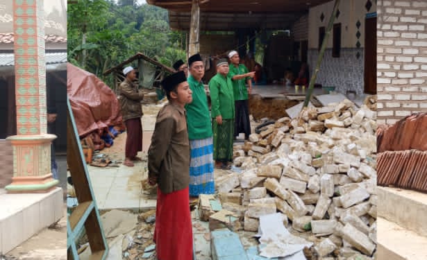 Kunjungan jajaran PPP ke lokasi bencana tanah longsor di Paseset Timur sebagai bentuk kepedulian terhadap warga terdampak.