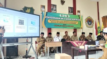 Resmi Terbentuk, KKG PAI Pasongsongan  dan Ambunten Sumenep Terima SK Kepengurusan