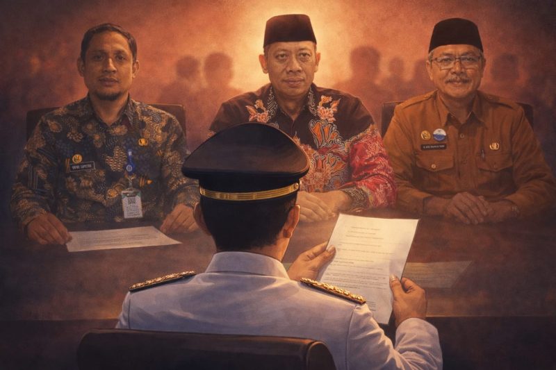 Tiga kandidat Sekda, satu keputusan menentukan. Di tangan Bupati Sumenep, arah birokrasi akan dipilih dengan rasa.