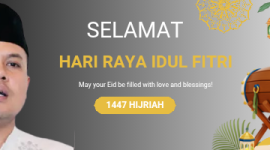 IPTU Nur Fajri Alim menyampaikan ucapan Selamat Idul Fitri 1447 H sebagai wujud kebersamaan dan kepedulian.
