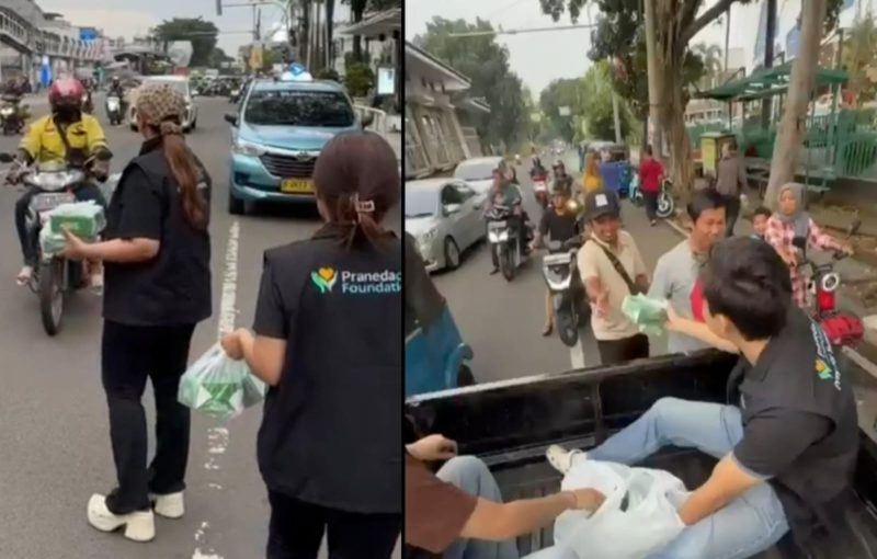 Yessy Praneda bersama keluarga besar Praneda Care Foundation membagikan ratusan takjil kepada pengendara, pejalan kaki, dan warga yang naik angkutan umum di Mall Ciplaz, Jakarta Timur. Aksi ini menjadi bagian dari rangkaian kegiatan kemanusiaan yang hampir setiap hari digelar selama Ramadan, sebagai wujud kepedulian sosial dan semangat berbagi.