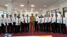 Ket. Foto: dr. Erliyati M. Kes saat mengikuti seleksi Jabatan Pimpinan Tinggi (JPT) Pratama, Selasa (3/3/2026). Lolosnya beliau memicu kekhawatiran publik mengenai stabilitas kepemimpinan di RSUD Sumenep dan potensi dampak pada kualitas layanan kesehatan.