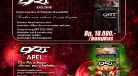 Nikmati sensasi berbeda dari DRT Exclusive yang berkarakter dan DRT Apel dengan kesegaran rasa buah. Perpaduan tembakau pilihan untuk pengalaman yang lebih nikmat. Hanya Rp10.000 per bungkus.
