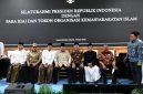 Haji Khairul Umam (Haji Her) Pamekasan saat menghadiri undangan silaturahmi Presiden Prabowo Subianto bersama para kiai dan tokoh organisasi kemasyarakatan Islam di Istana Kepresidenan Jakarta.