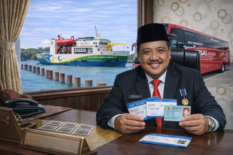Plt Disperkimhub Sumenep, Achmad Dzulkarnain, menegaskan bahwa tiket mudik gratis hanya berlaku jika barcode sesuai dengan KTP penumpang. Verifikasi dilakukan bersama petugas Disperkimhub, Satpol PP, TNI, dan Polri sebelum keberangkatan kapal Express Bahari menuju Kangean, 12 Maret 2026.