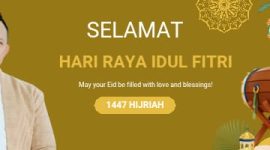 Founder BIP Ali Zainal Abidin menyampaikan Selamat Hari Raya Idul Fitri 1447 Hijriah, mohon maaf lahir dan batin