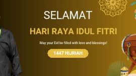 Bos CV Ayunda Permata Sejahtera H. Bambang Budianto menyampaikan ucapan Selamat Hari Raya Idul Fitri 1447 Hijriah, mohon maaf lahir dan batin.
