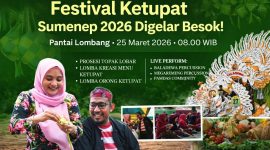 Besok Pagi di Pantai Lombang: Festival Ketupat 2026 Hadirkan Tradisi, Lomba, dan Musik Enerjik