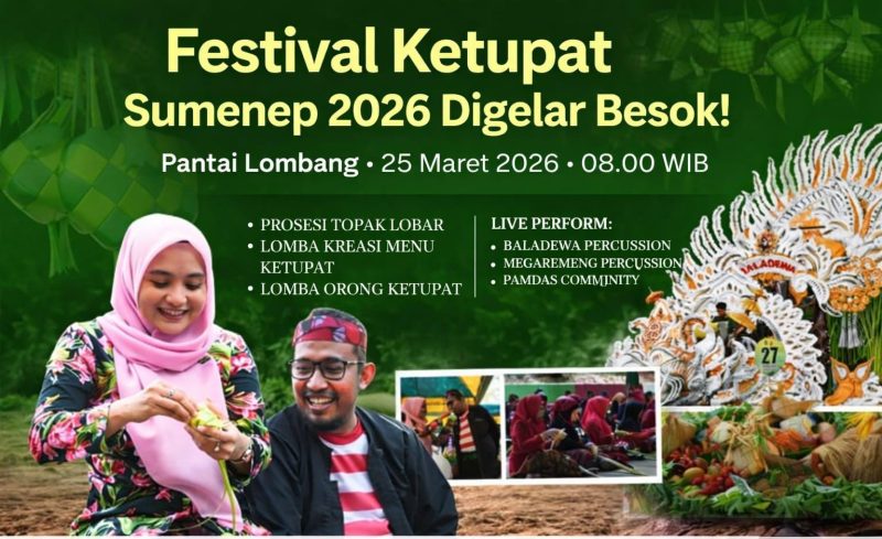 Besok Pagi di Pantai Lombang: Festival Ketupat 2026 Hadirkan Tradisi, Lomba, dan Musik Enerjik