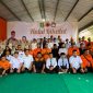 Kepala BPBD Sumenep, Ach. Laili Maulidy, bersama seluruh jajaran dan Dharma Wanita Persatuan (DWP) mengikuti kegiatan halalbihalal di halaman kantor BPBD Kabupaten Sumenep, Rabu (08/04/2026), dalam suasana hangat dan penuh kebersamaan.
