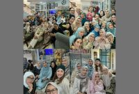 Mama-Mama Taput di Jakarta saat menggelar acara halal bihalal dalam momentum Syawal di salah satu kediaman anggota, penuh kehangatan dan kebersamaan.