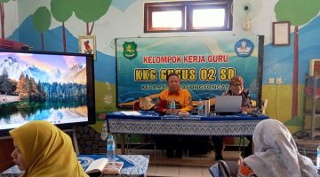 Suasana kegiatan KKG Gugus 2 Kecamatan Pasongsongan yang berlangsung penuh semangat di SDN Panaongan IV.