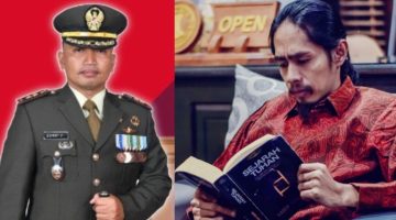 Ket Foto: Eks Dandim Sumenep Letkol Czi Donny Pramudya Mahardi (kiri)  Fauzi AS (kanan) 