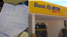Ket foto:
Bukti pelunasan KPR Bank BTN atas nama HR yang dilakukan pada 11 Desember 2025