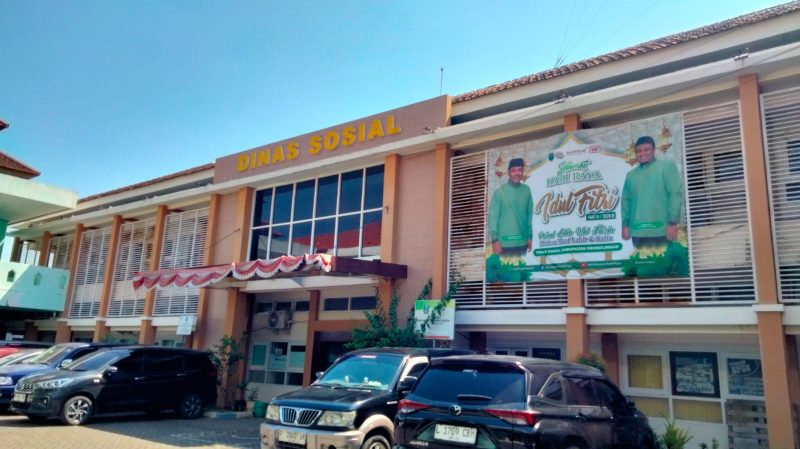 Gedung Dinas Sosial Kabupaten Probolinggo, instansi yang turut melakukan klarifikasi terkait perbedaan data kesejahteraan masyarakat (dok: Moch Solihin)