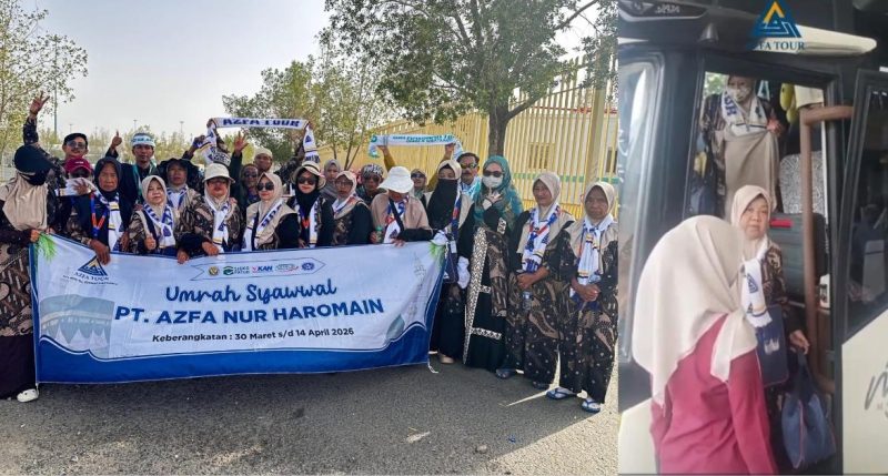 Jamaah Azfa Tour tiba dengan selamat di Sumenep usai perjalanan umrah yang nyaman dan lancar.