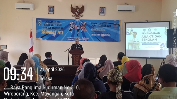 Kegiatan sinergi pengentasan Anak Tidak Sekolah (ATS) di Wiroborang menjadi langkah nyata Pemkot Probolinggo menyelamatkan masa depan generasi