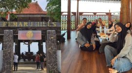 Keterangan Foto: Suasana hangat kebersamaan Tim Cs Dealer Honda Sinar Baru Sumenep saat menikmati kulineran usai jam kerja di kawasan wisata Femaru Hill, Manding, Sumenep, dalam nuansa penuh kekeluargaan dan keakraban di tengah sejuknya perbukitan.