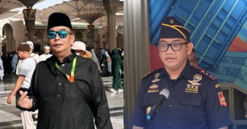 Foto: Owner CV Ayunda Permata Sejahtera, H. Bambang Budianto (kiri) dan Kepala Bea Cukai Madura (kanan)