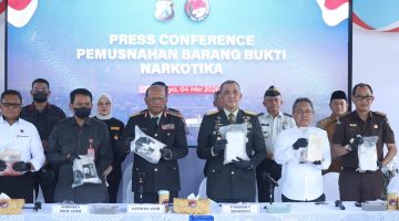Kokain 22 Kg dari Sumenep Musnah