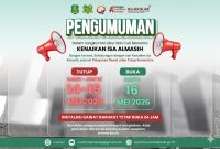Pamflet pengumuman RSUD dr. Moh. Anwar Sumenep terkait penutupan sementara pelayanan rawat jalan selama libur dan cuti bersama Hari Kenaikan Isa Almasih 2026. Meski layanan rawat jalan tutup pada 14–15 Mei 2026, IGD tetap beroperasi 24 jam untuk pelayanan darurat.