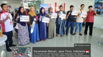 Sebanyak tujuh pelanggan CV. Sinar Baru Sumenep menerima hadiah berupa satu unit Honda Beat dan uang tunai jutaan rupiah dalam program undian Honda Jatim periode pembelian 1 Februari–1 Maret 2026.