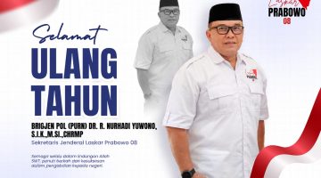 Ultah Sekjen Laskar Prabowo 08 dipenuhi doa, harapan, dan semangat pengabdian untuk organisasi.