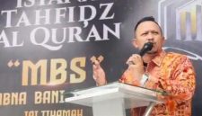 Founder Bani Insan Peduli (BIP), Ali Zainal Abidin, meresmikan Istana Tahfidz Alquran MBS (Mabna Bani Syabibi) di lingkungan IAI Tihamah, Cirebon, sebagai wujud komitmen membangun generasi penghafal Alquran