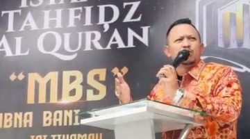 Founder Bani Insan Peduli (BIP), Ali Zainal Abidin, meresmikan Istana Tahfidz Alquran MBS (Mabna Bani Syabibi) di lingkungan IAI Tihamah, Cirebon, sebagai wujud komitmen membangun generasi penghafal Alquran