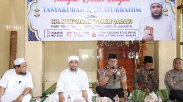 Kapolres Sumenep Perkuat Silaturahmi Lewat Tausiyah Bersama KH. Muhammad Husein Qadavi