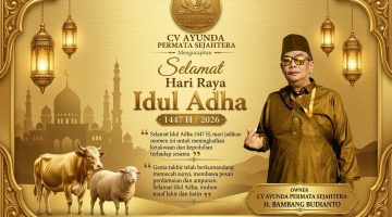Gema Iduladha 1447 H, Bos CV Ayunda Permata Sejahtera H. Bambang Budianto Ajak Tebar Keikhlasan dan Kepedulian