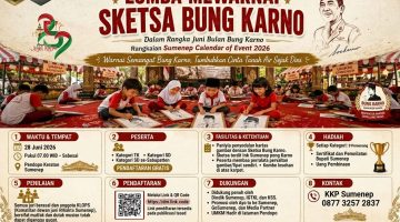 Lomba Mewarnai Sketsa Bung Karno di Pendopo Agung Keraton Sumenep Siap Bangkitkan Semangat Nasionalisme Anak Sejak Dini