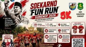 Dari Sumenep untuk Indonesia! Soekarno Fun Run 2026 Siap Guncang Gelora Nasionalis