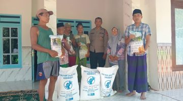 Dorong Pertanian Maju, Polsek Gapura Sumenep Salurkan Bibit Jagung Hibrida untuk Kelompok Tani