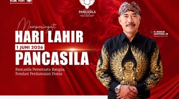 Dari Tanah Suci Mekkah, Kades Pangarangan  H. Miskun Legiyono Sampaikan Ucapan Hari Lahir Pancasila 2026