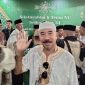 Kepala Desa Pangarangan sekaligus Penasehat Persaudaraan Kepala Desa Kabupaten Sumenep, H. Miskun Legiyono, saat menghadiri kegiatan Silaturahim dan Temu NU Se-Dunia ke-23 yang diselenggarakan PCINU Arab Saudi di Kota Suci Makkah, Senin (1/6/2026). 