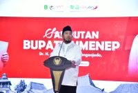 Bupati Sumenep, Achmad Fauzi Wongsojudo, menghadiri dan memimpin Doa untuk Sang Proklamator di Pendopo Agung Keraton Sumenep. Kegiatan yang diikuti 2.050 peserta tersebut menjadi pembuka rangkaian Bulan Bung Karno 2026 sekaligus momentum meneguhkan semangat nasionalisme, persatuan, dan nilai-nilai Pancasila.