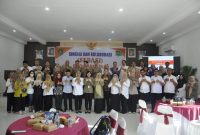 Foto bersama peserta kegiatan Sinergi dan Kolaborasi Program Jaminan Kesehatan Masyarakat di RSUD Sumenep sebagai bentuk komitmen peningkatan layanan kesehatan.